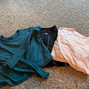 Active wear 2 shirt and pull over